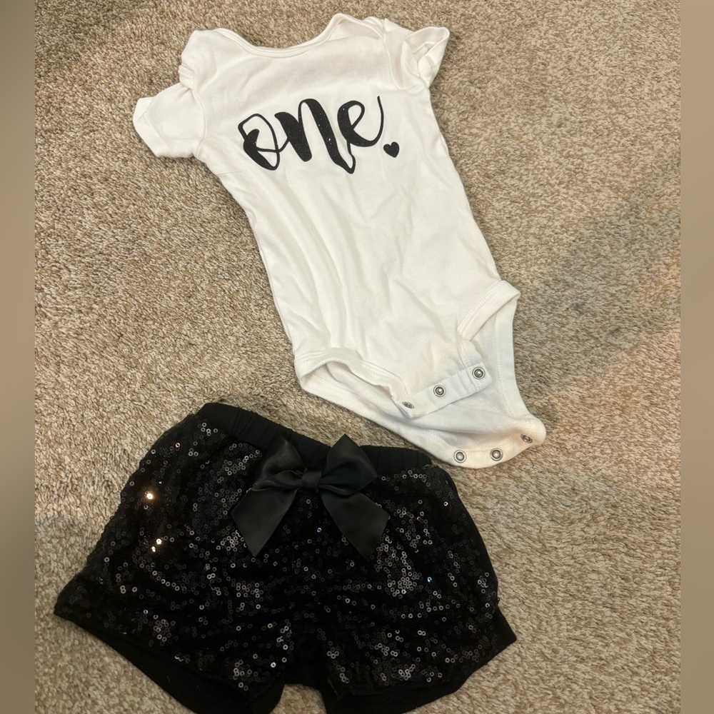 Baby girl first birthday outfit